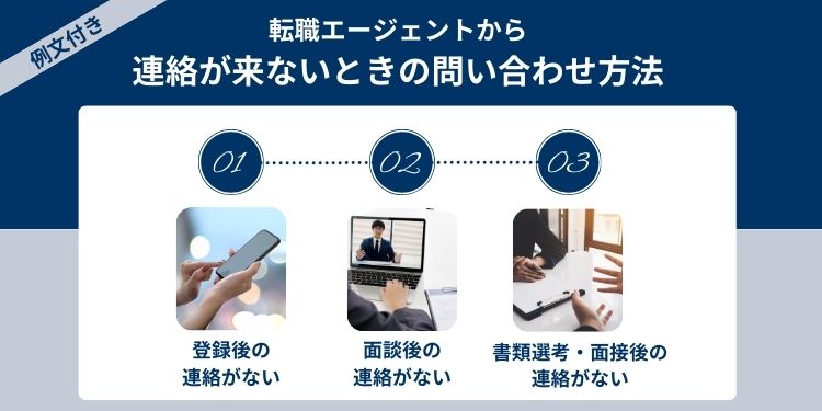 【例文付き】転職エージェントから連絡が来ないときの問い合わせ方法